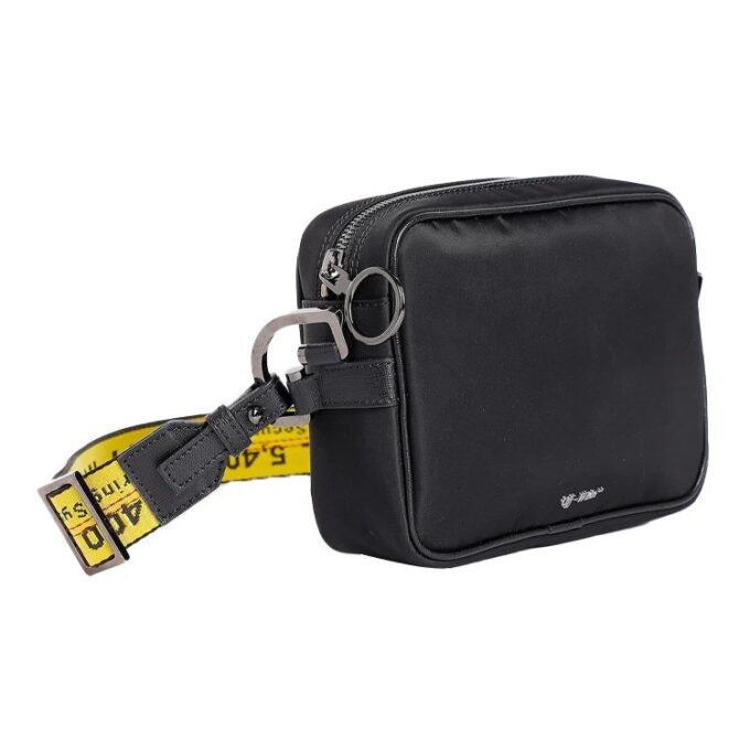 SS20 Branded Strap Crossbody Bag Yellow/Black
