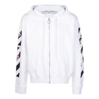 SS20 Caravaggio Arrow Slim Zipped For Men White