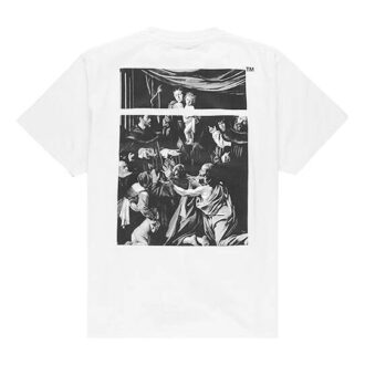 Caravaggio Square SS Over Tee “White Black”