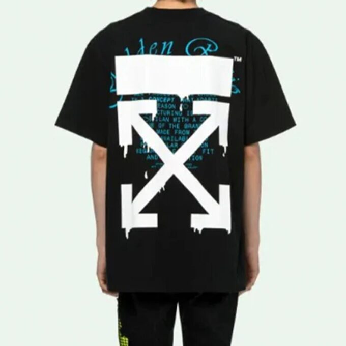 SS20 Dripping Arrows Loose Short-Sleeved