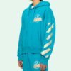 SS20 Hooded Sweatshirt Men Blue