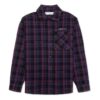 SS20 Small Stamp Checked Shirt For Men Purple/Black