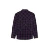 SS20 Small Stamp Checked Shirt For Men Purple/Black