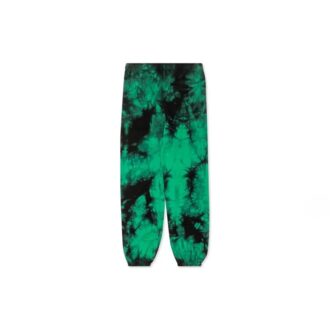 SS20 Tie-dye Printing Trousers Men Green