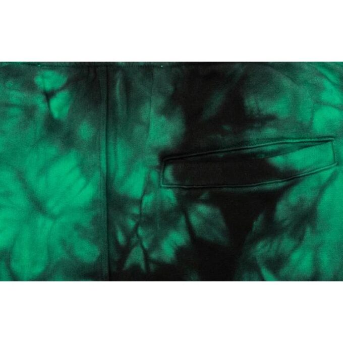 SS20 Tie-dye Printing Trousers Men Green