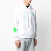 SS20 White Hooded Sweatshirt Back Arrows Sketch Mens Logo Normal Fit Sweater