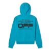 SS20 White Wavy Logo Printing Loose Men Blue