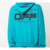 SS20 White Wavy Logo Printing Loose Men Blue