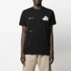 SS21 Adam Is Eve Logo Printing Round Neck Short Sleeve Ordinary Version Black