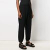 SS21 Alphabet Logo Printing Arrow Sports Pants Loose Fit Black