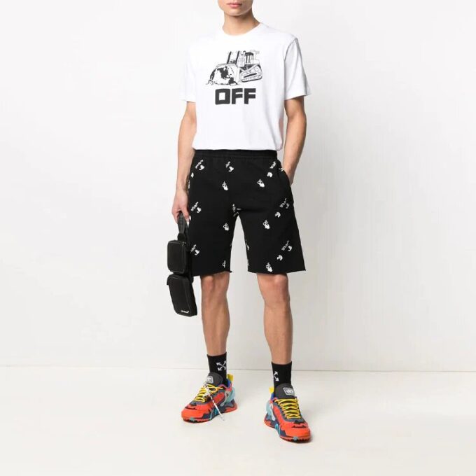 SS21 Alphabet Logo Printing Short Sleeve White