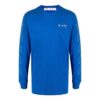 SS21 Alphabet Pattern Solid Color Long Sleeves Blue