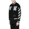 SS21 Alphabet Printing Long Sleeves Jacket Black