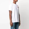 SS21 Alphabet Printing Loose Round Neck Short Sleeve Version White