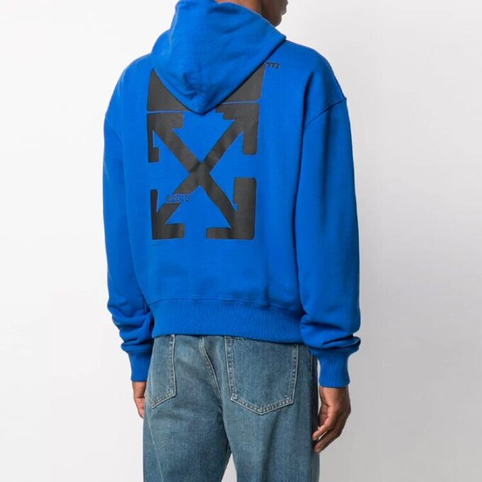 SS21 Alphabet Printing Pullover Loose Fit Blue