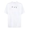 SS21 Alphabet Printing Short Sleeve Loose Fit White