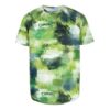SS21 Alphabet Printing Tie Dye Short Sleeve Loose Fit Green