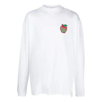 SS21 animal Pattern Long Sleeves Loose Fit White