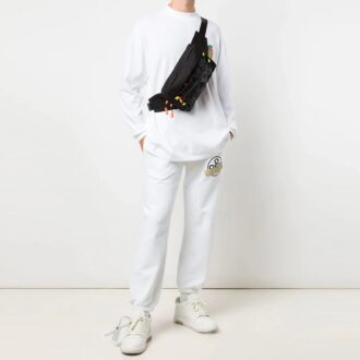 SS21 animal Pattern Long Sleeves Loose Fit White