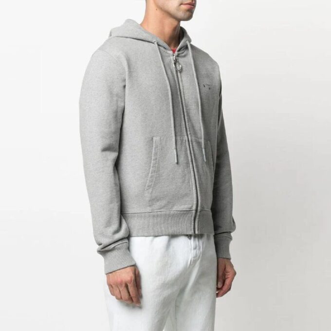 SS21 Arrow Embroidered Zipper Slim Fit Version Gray