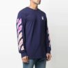 SS21 Arrow Logo Printing Long Sleeves Blue