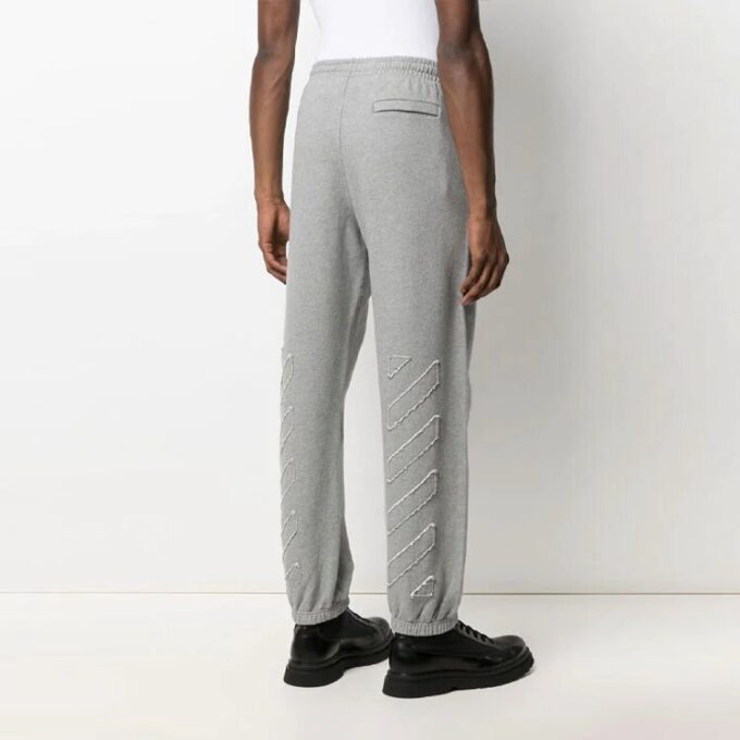 SS21 Arrow Logo Slim Fit Sports Pants Loose Fit Gray