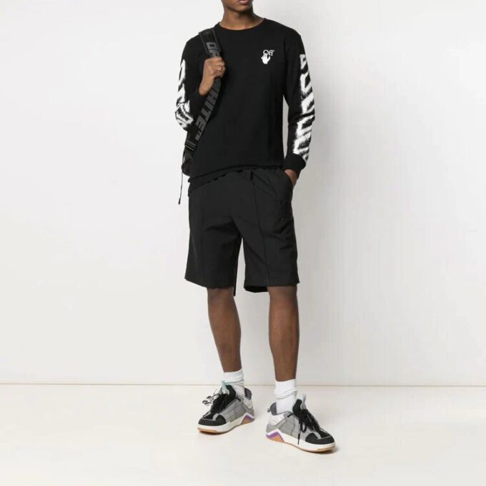 SS21 Arrow Long Sleeves Slim Fit Version Black