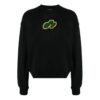 SS21 Arrow Pattern Sports Long Sleeves Loose Fit Black