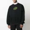 SS21 Arrow Pattern Sports Long Sleeves Loose Fit Black