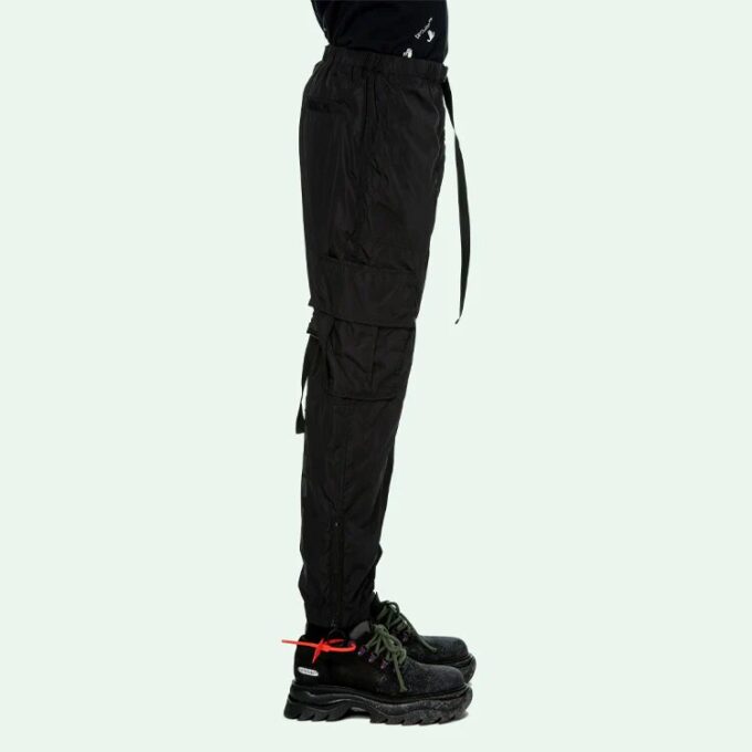 SS21 Arrow Printing Cargo Pants Black