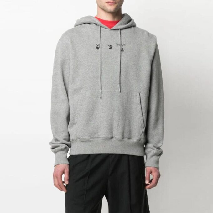 SS21 Arrows Arrow Pattern Printing Loose Fit Gray