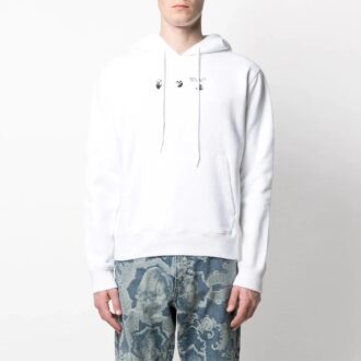 SS21 Arrows Arrow Pattern Printing Loose Fit White