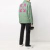 SS21 Arrows Logo Solid Color Multiple Pockets Jacket Green