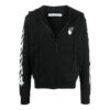 SS21 Arrows Pattern Loose Fit Black