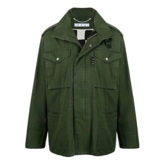 SS21 Arrows Pattern Zipper Hooded Jacket Ordinary Version Green