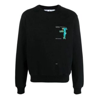 SS21 Arrows Printing Round Neck Long Sleeves Version Black SS21 Arrows Printing Round Neck Long Sleeves Version Black