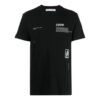 SS21 Arrows Printing Round Neck Printing Short Sleeve Ordinary Version Black