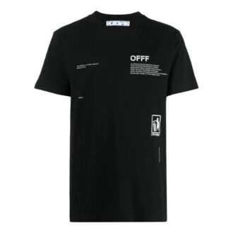SS21 Arrows Printing Round Neck Printing Short Sleeve Ordinary Version Black SS21 Arrows Printing Round Neck Printing Short Sleeve Ordinary Version Black