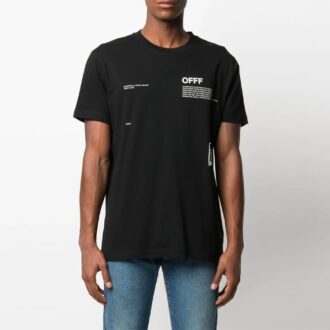 SS21 Arrows Printing Round Neck Printing Short Sleeve Ordinary Version Black SS21 Arrows Printing Round Neck Printing Short Sleeve Ordinary Version Black