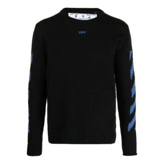 SS21 Arrows Stripe Knit Version Black