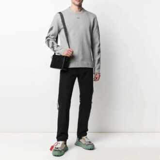 SS21 Arrows Stripe Knit Version Gray