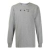 SS21 Arrowslogo Pattern Printing Round Neck Long Sleeves Ordinary Version Gray