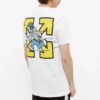 SS21 B-Boy Round Neck Printing Short Sleeve Pullover Short Sleeve Slim Fit Version White