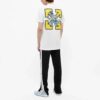 SS21 B-Boy Round Neck Printing Short Sleeve Pullover Short Sleeve Slim Fit Version White