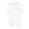 SS21 Back Logo Embroidered Short Sleeve Shirt White