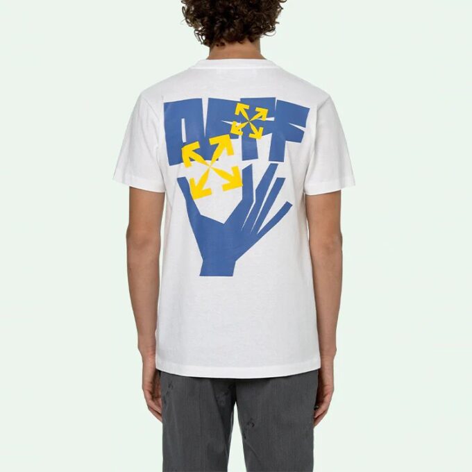 SS21 Back Logo Printing Short Sleeve White