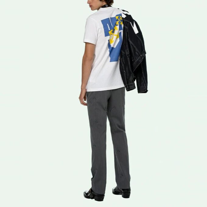 SS21 Back Logo Printing Short Sleeve White