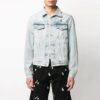 SS21 Back Printing Denim Jacket Blue
