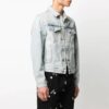 SS21 Back Printing Denim Jacket Blue