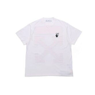 SS21 Back Red Arrow Cotton Short Sleeve Loose Fit White SS21 Back Red Arrow Cotton Short Sleeve Loose Fit White